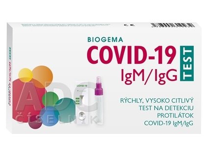 Biogema COVID-19 IgM/IgG test na protilátky 1 ks