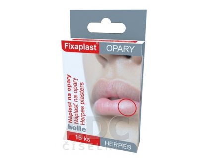 Fixaplast Herpes Náplasť na opary 15 ks