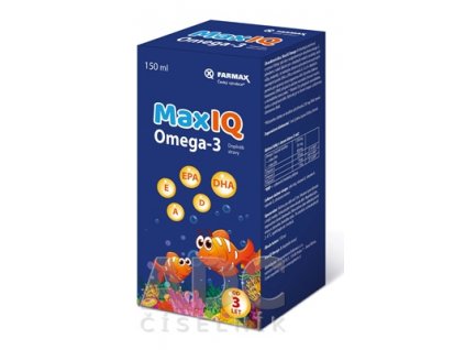 Farmax MaxIQ Omega-3 sirup 150 ml