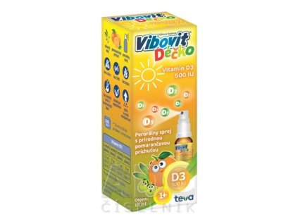 Vibovit Déčko vit.D3 500IU sprej 10 ml