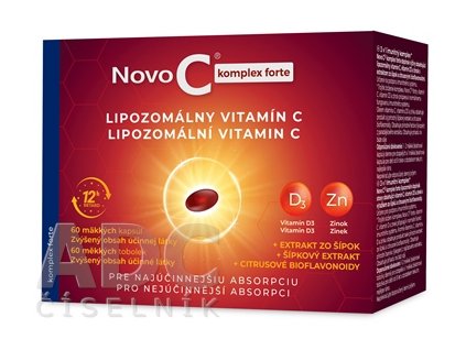 Novo C komplex forte Lipozomálny vitamín C 60 kapsúl