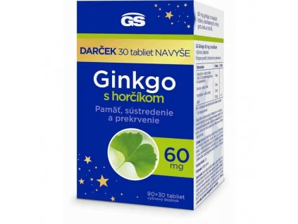 GS Ginkgo 60mg vianočné balenie 90+30 zadarmo