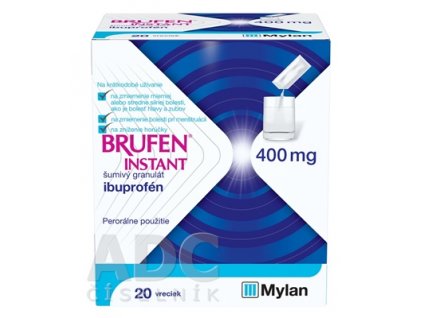 BRUFEN INSTANT 400 mg šumivý granulát 1/20 ks