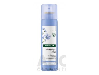 KLORANE ĽAN - Suchý šampón pre vlasy bez objemu