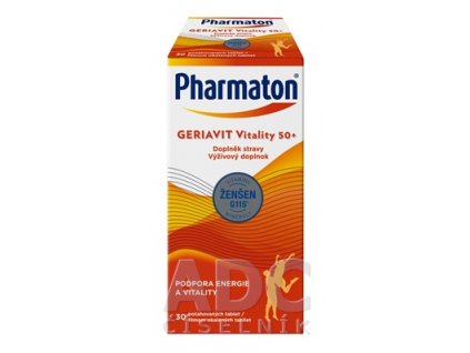 Pharmaton Geriavit Vitality 50+ 30 tabliet