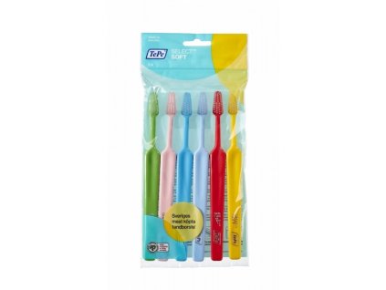 TePe Select soft, sada zubných kefiek, 4 + 2 zadarmo