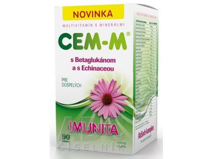 CEM-M pre dospelých Imunita s Betaglukánom a Echinaceou 90 ks