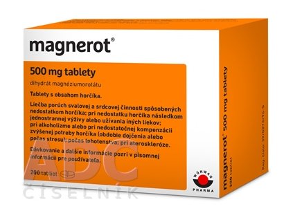 MAGNEROT tablety 500mg/200ks