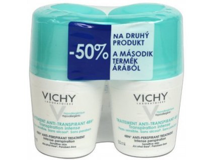 Vichy antitranspirant proti nadmernému poteniu roll-on 2 x 50 ml