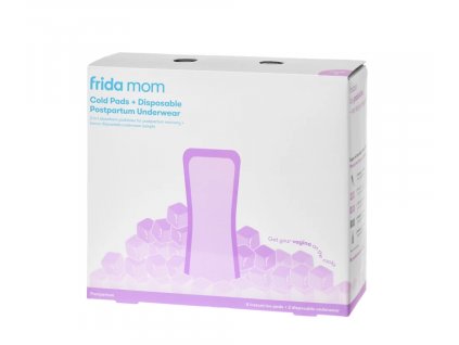Frida Mom chladiace absorbčné Ice Maxi vložky + jednorazové popôrodné nohavičky