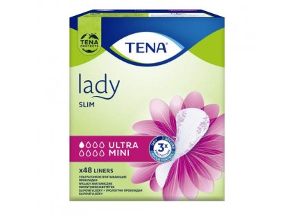 TENA Lady slim ultra mini inkontinenčné slipové vložky 48 kusov