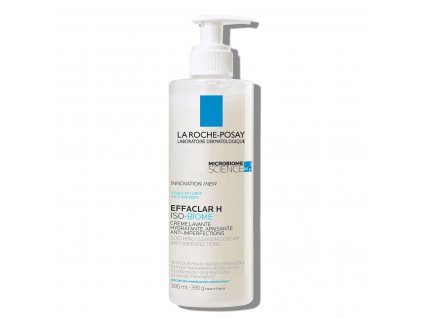 LA ROCHE-POSAY Effaclar h iso-biome krém proti nedokonalostiam pleti s pumpičkou 390 ml