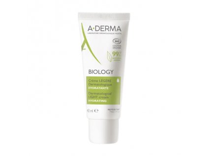 A-DERMA  BIOLOGY Dermatologický ľahký hydratačný krém 40ml