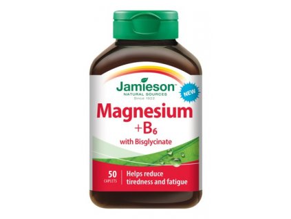 Jamieson Horčík + vitamín B6 s bisglycinátom 50tbl.