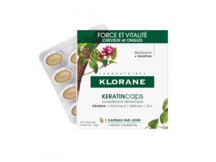 Klorane Keratínové kapsule - 30 kapsúl