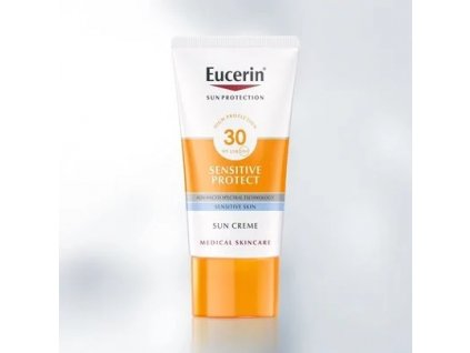 Eucerin Sun Sensitive Protect Vysoko ochranný krém na opaľovanie na tvár SPF 30, 50ml