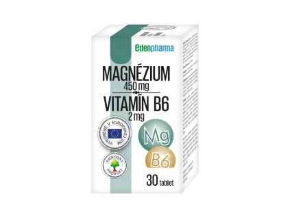 EDENPharma MAGNÉZIUM + Vitamín B6, 30 tbl