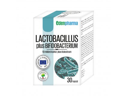 EDENPharma LACTOBACILLUS PLUS BIFIDOBACTERIUM, 30 kapsúl