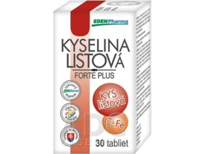 Edenpharma KYSELINA LISTOVÁ forte plus tbl 1x30 ks