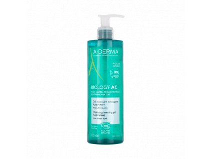 A-Derma Biology AC čistiaca pena pre problematickú pleť 400 ml