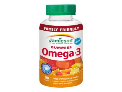 Jamieson Omega-3 Gummies 90 želé pastiliek