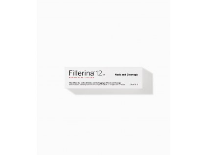 Fillerina 12 HA (3) - Gél s vyplňujúcim účinkom pre krk a dekolt  30 ml