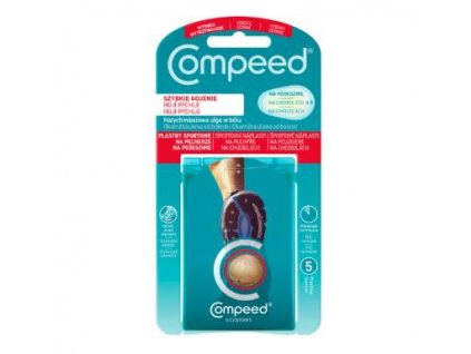 Compeed Na pľuzgiere - Šport (chodidlo) 5 ks