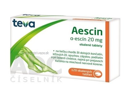AESCIN Teva tbl obd 20 mg 1x120 ks