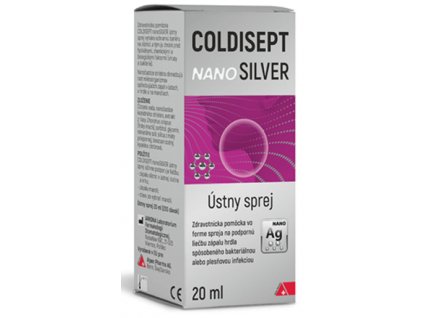 Coldisept Nanosilver - ústny sprej 20 ml