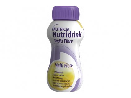 NUTRIDRINK MULTIFIBRE vanilková príchuť 4x200 ml