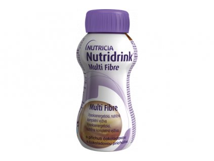 NUTRIDRINK MULTIFIBRE čokoládová príchuť 4x200 ml