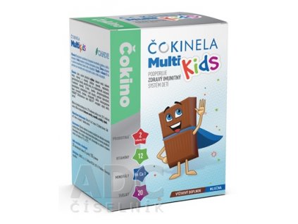ČOKINELA Multi Kids čokoládové tabličky 1x20 ks