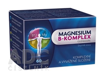 Glenmark Magnesium b komplex 60tbl iliek