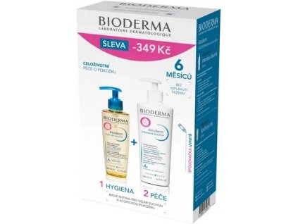 Bioderma atoderm olej set