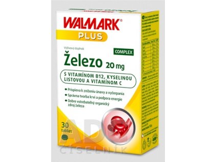 Walmark Železo Complex 20 mg 30 tabliet