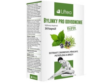 Liftea Bylinky na odvodnenie Forte 30 kapsúl