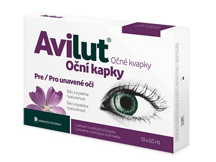 Avilut očné kvapky 10 x 0,5 ml