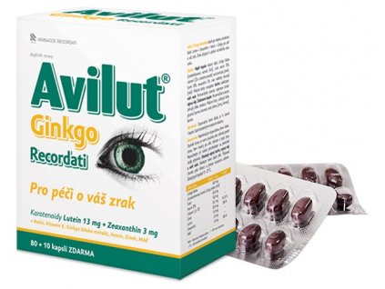 Avilut Ginkgo 80+10 kapsúl