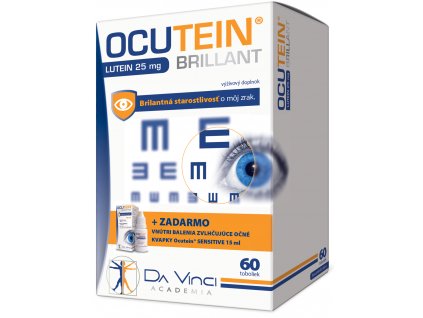 Ocutein Brillant Lutein 25 mg 60 kapsúl + darček