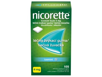 Nicorette Icemint gum 105x4 mg