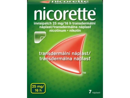 Nicorette invisipatch 25 mg/16 hodín 7 náplastí