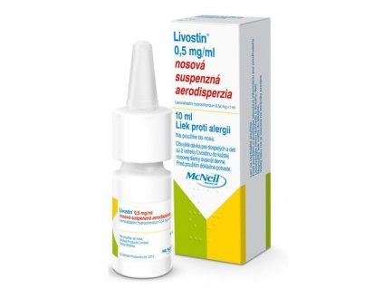 Livostin 0,5 mg/ml nosový sprej 10 ml