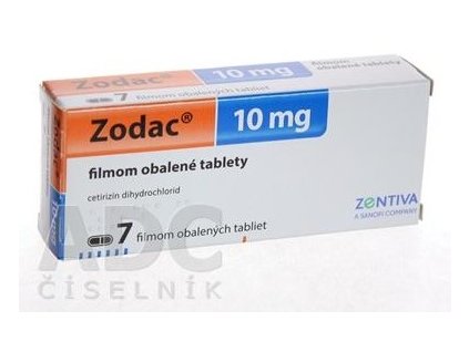 Zodac tablety 7 x 10mg