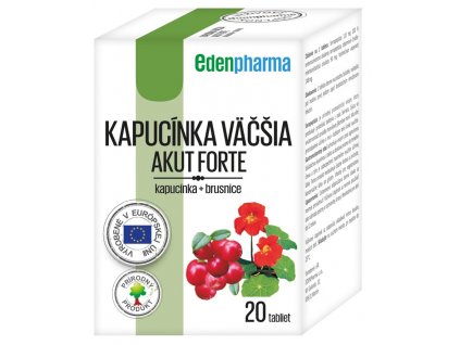 Edenpharma Kapucínka väčšia Akut Forte 20 tabliet