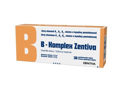 b komplex zentiva 30tabliet iliek