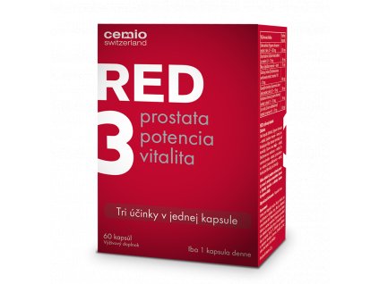 Cemio Red 3 60 kapsúl (silnejšie zloženie)