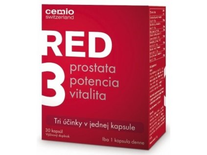 Cemio Red 3 30 kapsúl (silnejšie zloženie)