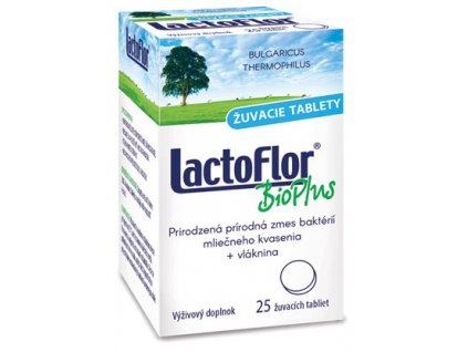 Lactoflor 25 žuvacích tabliet