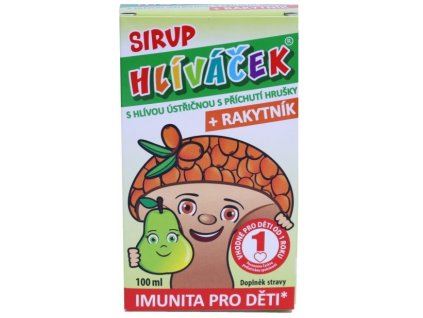 Terezia Company Hliviačik sirup s hlivou ustricovou a rakytníkom hruška 100 ml