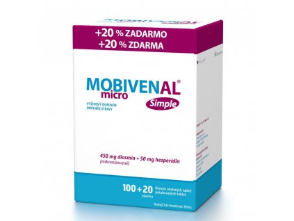 Mobivenal Micro Simple 100+20 tabliet